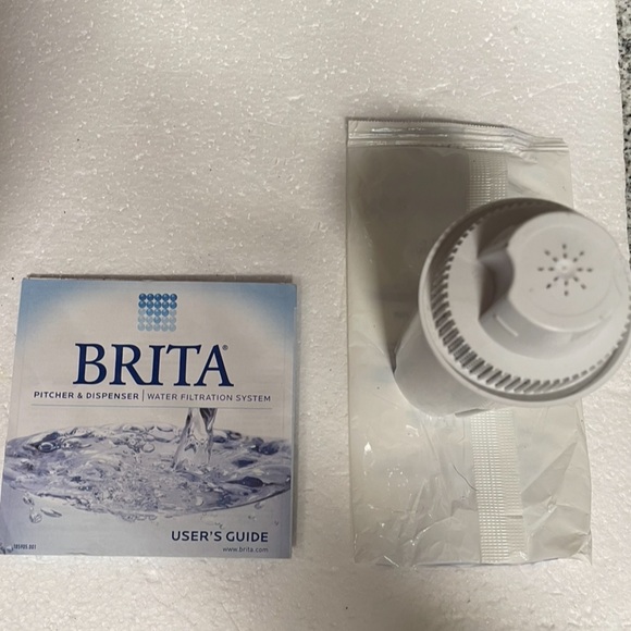 EUC Brita Water Filter, 1 Grand Clear Pitcher With Red Top & Grey Handle, 10 Cup - Picture 11 of 13